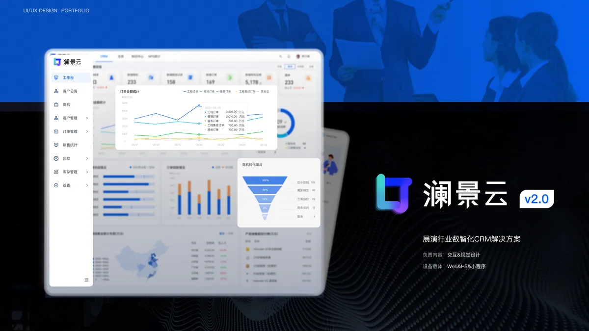CRM 客户管理系统项目封面